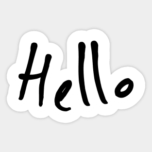 Hello Sticker